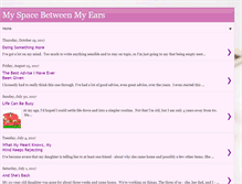 Tablet Screenshot of myspacebetweenmyears.blogspot.com
