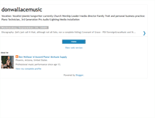 Tablet Screenshot of donwallacemusic.blogspot.com