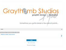 Tablet Screenshot of graythumbstudios.blogspot.com