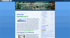 Desktop Screenshot of nextfreeware.blogspot.com