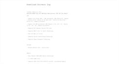 Desktop Screenshot of downloaddriverslog.blogspot.com