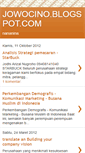 Mobile Screenshot of jowocino.blogspot.com