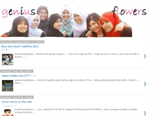 Tablet Screenshot of geniusflowers.blogspot.com