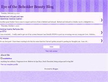 Tablet Screenshot of eyeofthebeholderbeautyblog.blogspot.com