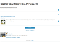 Tablet Screenshot of dezinsekcija.blogspot.com