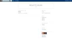 Desktop Screenshot of beautyblog.blogspot.com