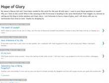 Tablet Screenshot of glorioushope.blogspot.com