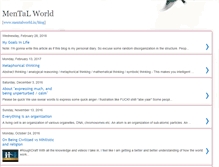 Tablet Screenshot of mental-world.blogspot.com