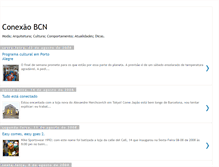 Tablet Screenshot of conexaobcn.blogspot.com