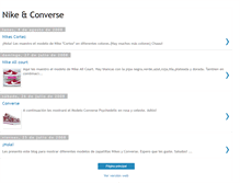 Tablet Screenshot of nike-converse.blogspot.com