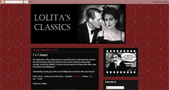 Desktop Screenshot of lolitasclassics.blogspot.com