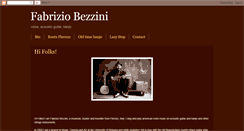 Desktop Screenshot of fabriziobezzini.blogspot.com