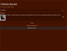 Tablet Screenshot of fabriziobezzini.blogspot.com