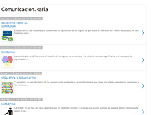 Tablet Screenshot of comunicacionkarla.blogspot.com