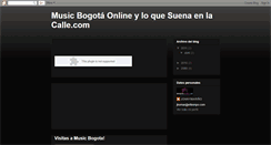 Desktop Screenshot of musicbogota.blogspot.com