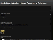 Tablet Screenshot of musicbogota.blogspot.com