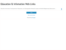 Tablet Screenshot of educationandinfomation.blogspot.com