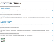 Tablet Screenshot of exerciteoseucerebro.blogspot.com