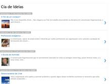 Tablet Screenshot of cia-deideias.blogspot.com