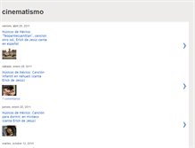 Tablet Screenshot of cinematismo.blogspot.com