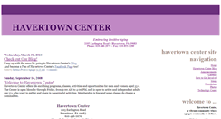 Desktop Screenshot of havertowncenterhome.blogspot.com