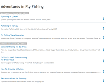 Tablet Screenshot of adventuresinflyfishing.blogspot.com