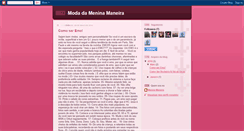 Desktop Screenshot of meninamaneiramodamybrunamaiara.blogspot.com