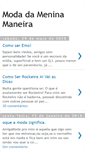 Mobile Screenshot of meninamaneiramodamybrunamaiara.blogspot.com