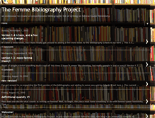 Tablet Screenshot of femmebibliography.blogspot.com