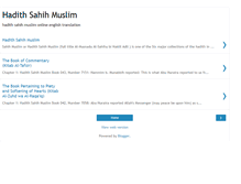 Tablet Screenshot of hadithmuslimonline.blogspot.com