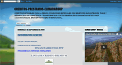 Desktop Screenshot of creditos-prestamos-elimargroup.blogspot.com