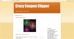 Desktop Screenshot of crazycouponclipper.blogspot.com