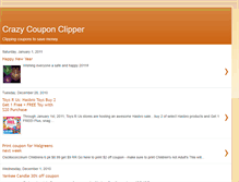 Tablet Screenshot of crazycouponclipper.blogspot.com