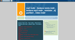 Desktop Screenshot of bedavaremixindir.blogspot.com