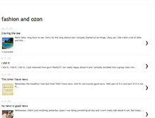 Tablet Screenshot of fashionandozon.blogspot.com