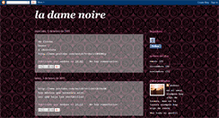 Desktop Screenshot of la-dame-noire.blogspot.com