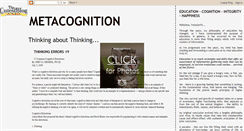 Desktop Screenshot of metacognition01.blogspot.com