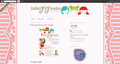 Desktop Screenshot of littleyoyostyles.blogspot.com