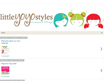 Tablet Screenshot of littleyoyostyles.blogspot.com