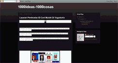 Desktop Screenshot of 1000ideas-1000cosas.blogspot.com