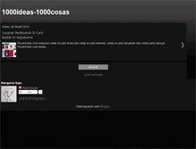 Tablet Screenshot of 1000ideas-1000cosas.blogspot.com