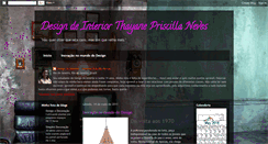 Desktop Screenshot of designthayanepriscillaneves.blogspot.com