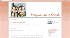 Desktop Screenshot of penguinonabeach.blogspot.com