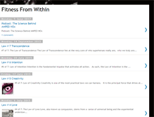 Tablet Screenshot of fitfromwithin.blogspot.com
