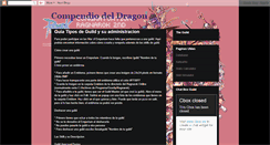 Desktop Screenshot of compendiodeldragon.blogspot.com