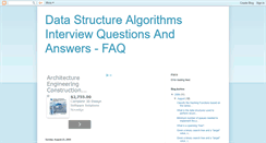 Desktop Screenshot of datastructurefaqs.blogspot.com