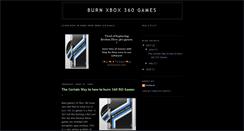 Desktop Screenshot of burn-xbox-360-games.blogspot.com