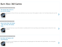 Tablet Screenshot of burn-xbox-360-games.blogspot.com