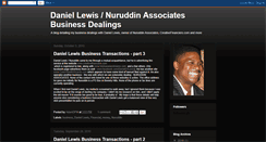 Desktop Screenshot of daniellewisbusiness.blogspot.com