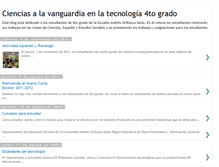 Tablet Screenshot of cienciasalavanguardia.blogspot.com